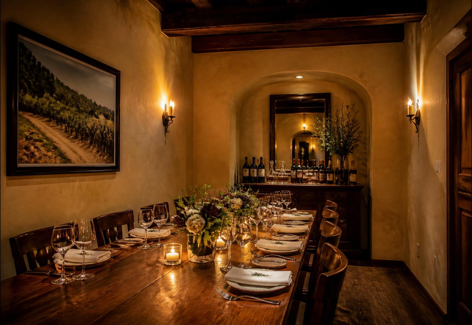 Private event space at Rumsey Tavern set for a celebration